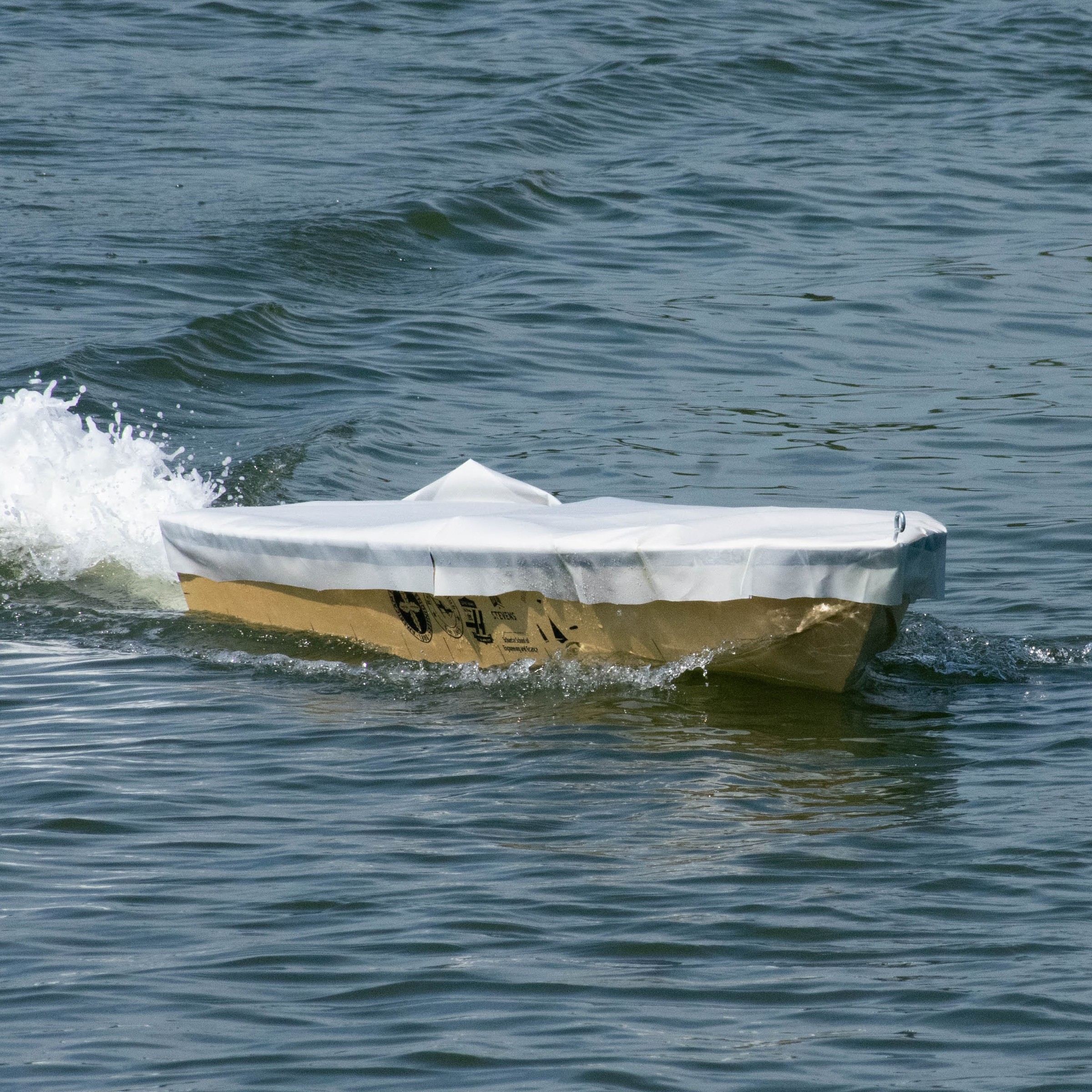 Computer rendering of unmanned vessel